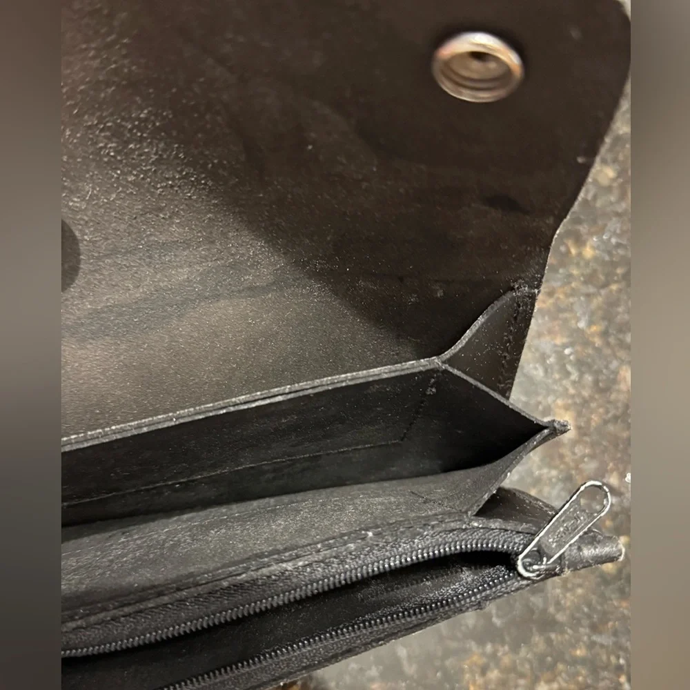 Genuine Leather Chain Wallet